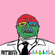 animated clothes doctor gif glasses lab_coat meta:ai_generated necktie open_mouth soyjak syringe text trend_colorjak variant:sidson // 1024x1024 // 2.6MB