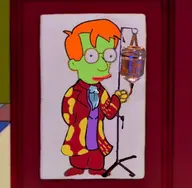 artist:nimepeino bighead character:tim_avery nas:son_of_the_mask the_dud the_simpsons // 536x524 // 45KB