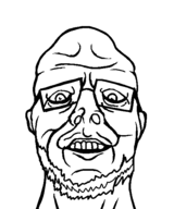 artist:virilis beard ear eyebags forehead_lines glasses lips looking_at_you looking_down neck old redraw remake smile subvariant:creepysid subvariant:nusid teeth transparent_background trend:nusids variant:sidson wrinkles // 500x600 // 26KB