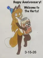 a&w anthro anthropomorphic artist:natt_daneclaw averi_fiddlefox fox furry nas:averi root_beer // 1575x2100 // 660KB
