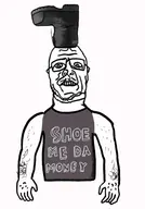 arms artist:kamalashq shoe shoe_on_head t_shirt // 1034x1482 // 266KB