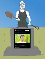 chad chibi_reviews grave muscular shovel variant:sidson // 926x1228 // 142KB