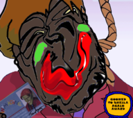 ack award black_skin character:tim_avery hair hanging nigger orange_hair sidson_city soyjak subvariant:sheila trend_slopjak variant:sidson // 704x623 // 141KB
