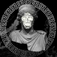 black_and_white glowing greco_roman Greek greek_bust greek_statue Roman vaporwave variant:sidson // 962x958 // 147KB